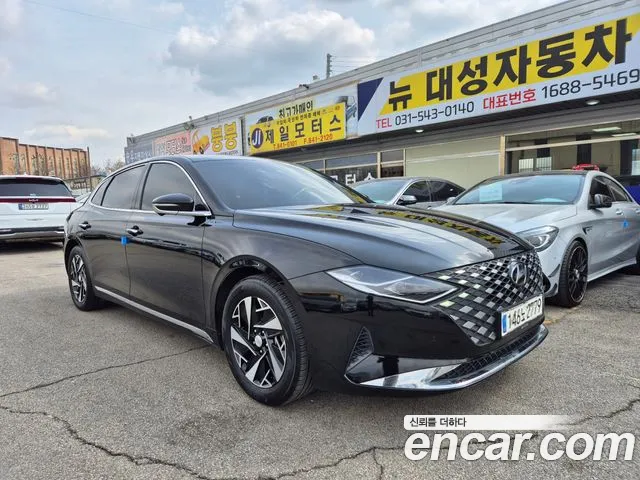 Hyundai The New Grandeur IG Hybrid 2020 Черный из Кореи