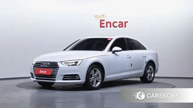Audi A4 (B9) 2018 Белый из Кореи