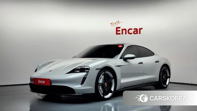 Porsche Taycan 2022 Серебристо-серый из Кореи