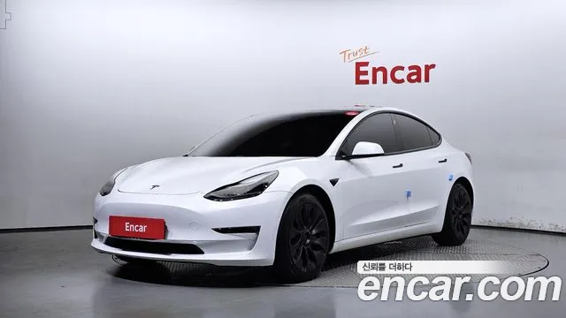 Tesla Model 3 2021 Белый из Кореи