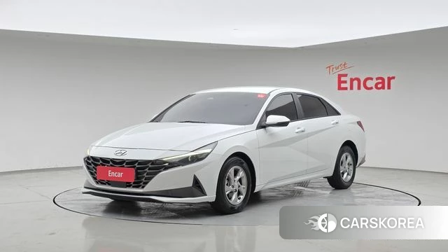 Hyundai Avante (CN7) 2020 Белый из Кореи