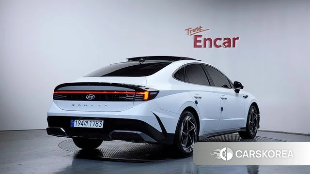 Hyundai Sonata D Edge Hybrid (DN8) 2023 Белый из Кореи