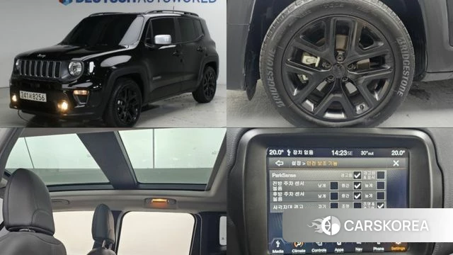 Jeep Renegade 2022 Черный из Кореи