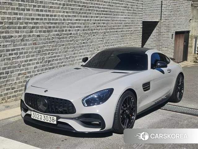 Mercedes-Benz AMG GT 2018 Серебристо-серый из Кореи