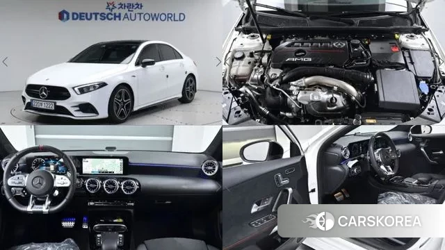 Mercedes-Benz A-Class W177 2022 Белый из Кореи