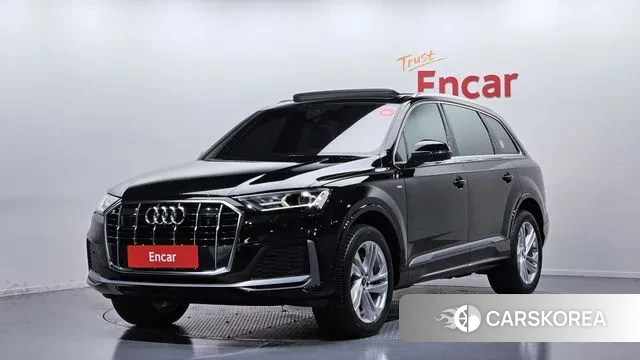 Audi Q7 (4M) 2022 Черный из Кореи