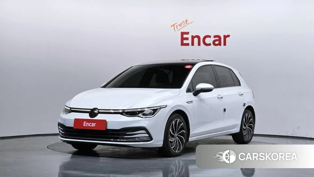 Volkswagen Golf 8th Generation 2024 Белый из Кореи