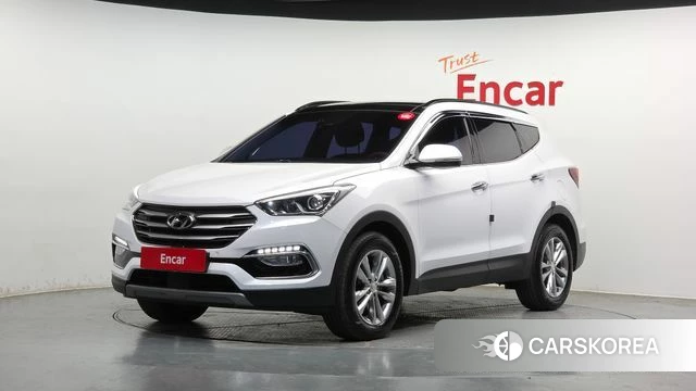 Hyundai Santa Fe The Prime 2018 Белый из Кореи
