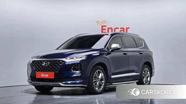 Hyundai Santa Fe TM 2019 Синий из Кореи