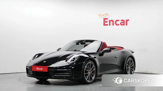 Porsche 911(992) 2021 Черный из Кореи