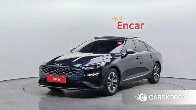 Kia K8 Hybrid 2021 Синий из Кореи