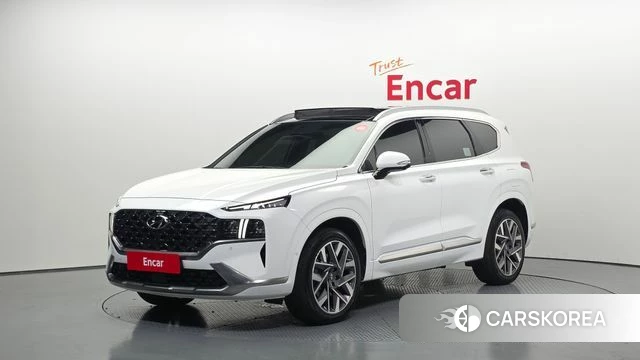 Hyundai The New Santa Fe 2023 Белый из Кореи