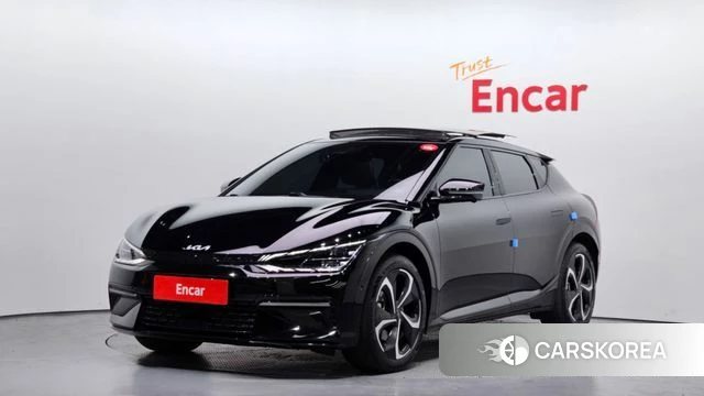 Kia EV6 2023 Черный из Кореи