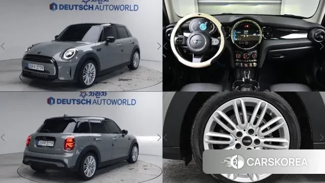 Mini Cooper 2022 Серый из Кореи