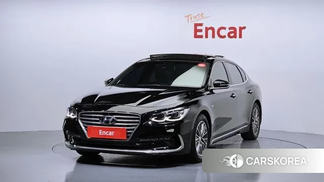 Hyundai Grandeur IG Hybrid 2018 Черный из Кореи