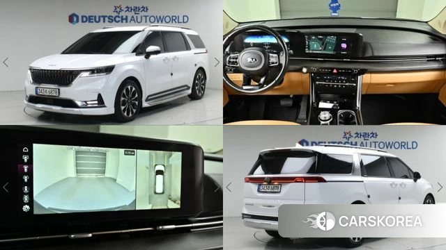 Kia Carnival 4th generation 2021 Белый из Кореи