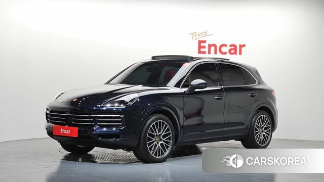 Porsche Cayenne (PO536) 2023 Синий из Кореи