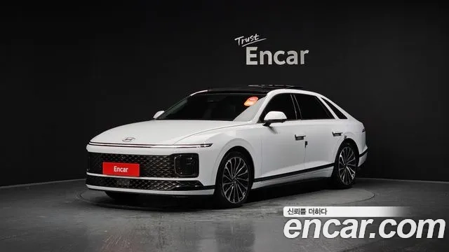 Hyundai Grandeur Hybrid (GN7) 2023 Белый из Кореи