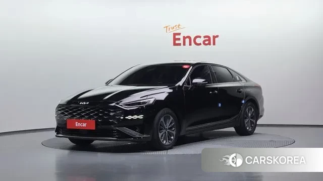 Kia K8 Hybrid 2021 Черный из Кореи