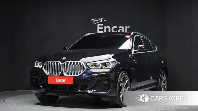 BMW X6 (G06) 2022 Черный из Кореи