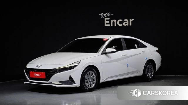 Hyundai Avante (CN7) 2022 Белый из Кореи