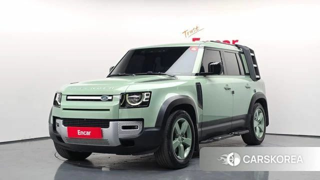 Land Rover Defender (L663) 2023 Светло-зеленый из Кореи