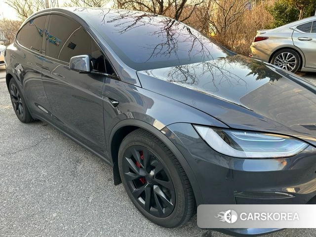 Tesla Model X 2023 Серый из Кореи