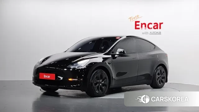 Tesla Model Y 2021 Черный из Кореи