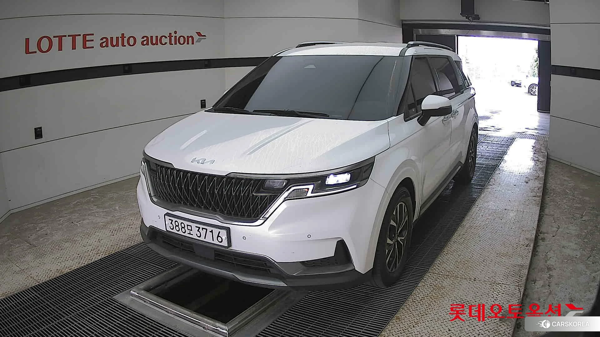 Kia Carnival 2023 Белый из Кореи