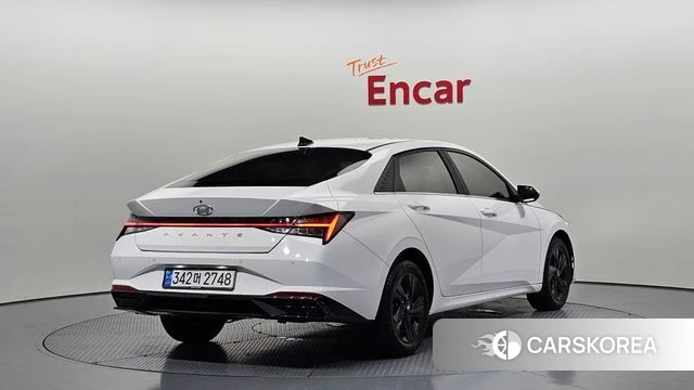 Hyundai Avante (CN7) 2020 Белый из Кореи