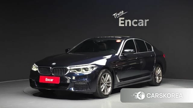 BMW 5 Series (G30) 2019 Черный из Кореи