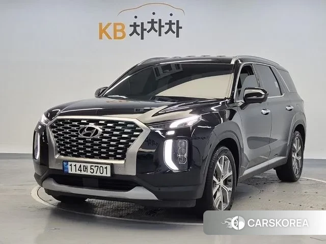 Hyundai Palisade 2021 Черный из Кореи