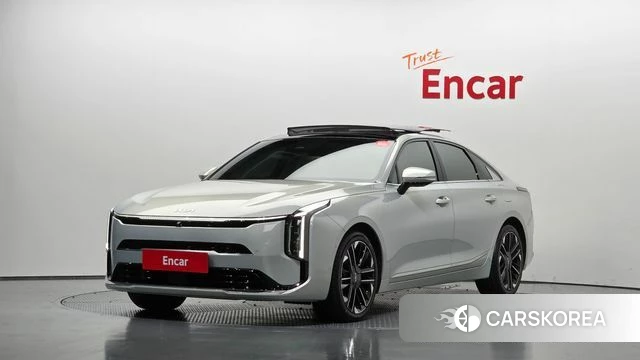Kia The New K8 Hybrid 2025 Серебристо-серый из Кореи