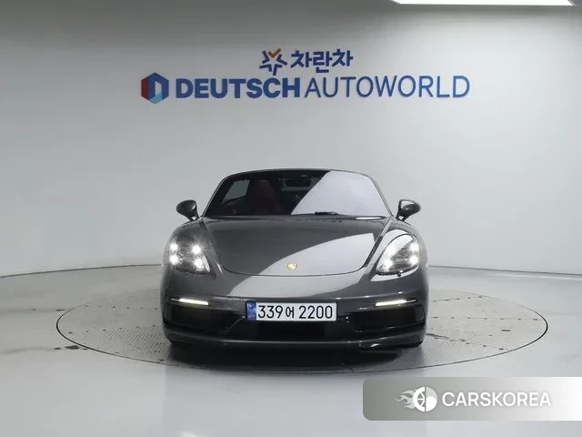 Porsche 718 Boxster 2019 Серый из Кореи