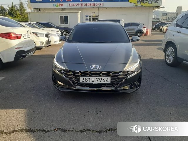 Hyundai Avante (CN7) 2022 Серый из Кореи