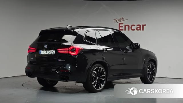 BMW X3 (G01) 2022 Черный из Кореи