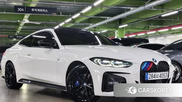 BMW 4 Series (G22) 2021 Белый из Кореи