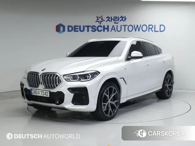 BMW X6 (G06) 2022 Белый из Кореи