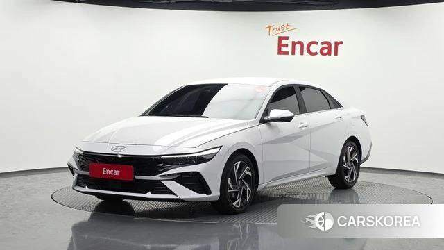 Hyundai The New Avante (CN7) 2023 Белый из Кореи