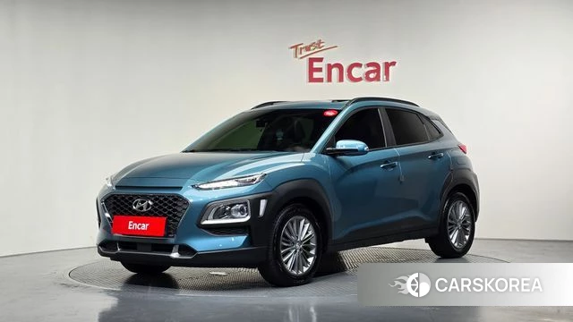 Hyundai Kona 2019 Небесно-голубой из Кореи