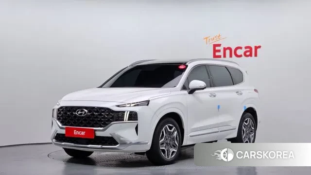Hyundai The New Santa Fe 2021 Белый из Кореи