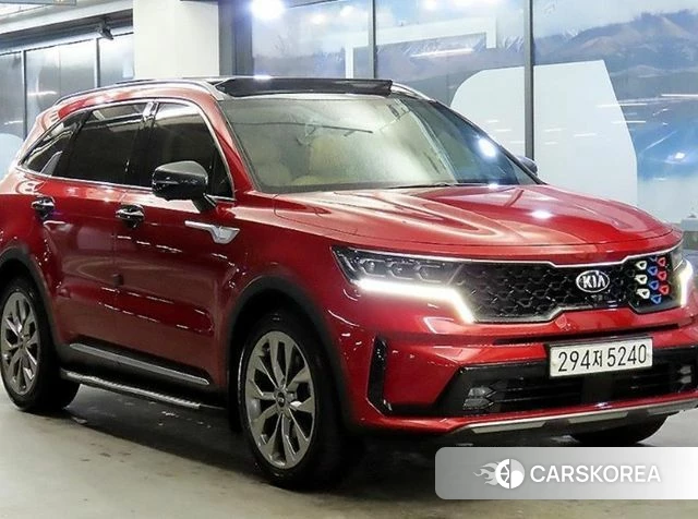 Kia Sorento 4th Generation 2020 Красный из Кореи