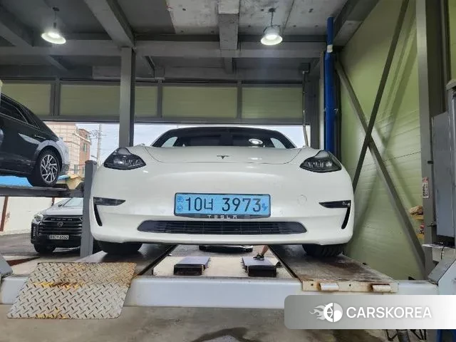 Tesla Model 3 2021 Белый из Кореи
