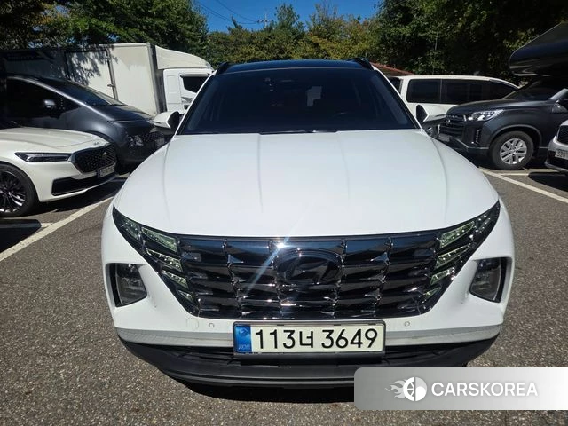 Hyundai Tucson Hybrid (NX4) 2021 Белый из Кореи