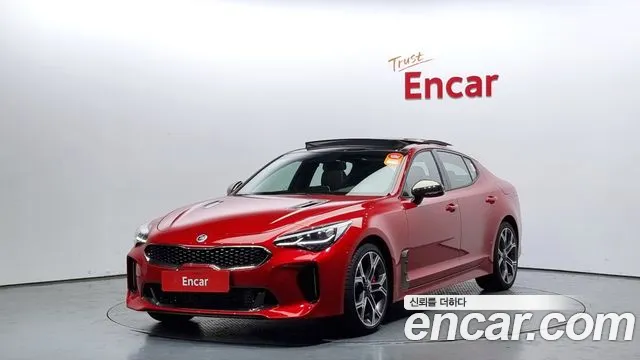 Kia Stinger 2019 Красный из Кореи