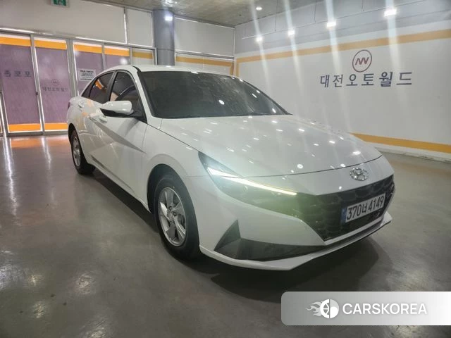 Hyundai Avante (CN7) 2020 Белый из Кореи