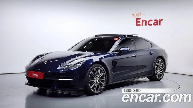 Porsche Panamera (971) 2018 Синий из Кореи