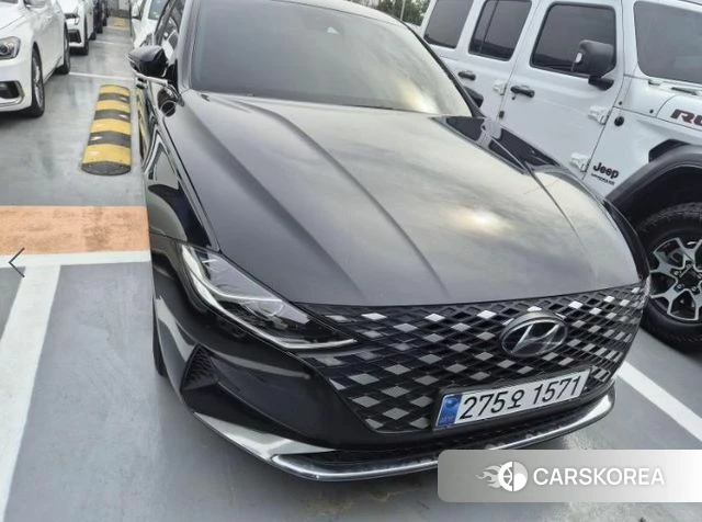Hyundai The New Grandeur IG Hybrid 2021 Черный из Кореи