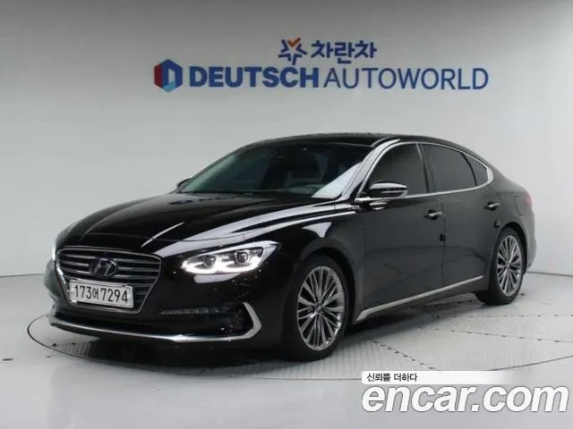 Hyundai Grandeur IG 2018 Черный из Кореи