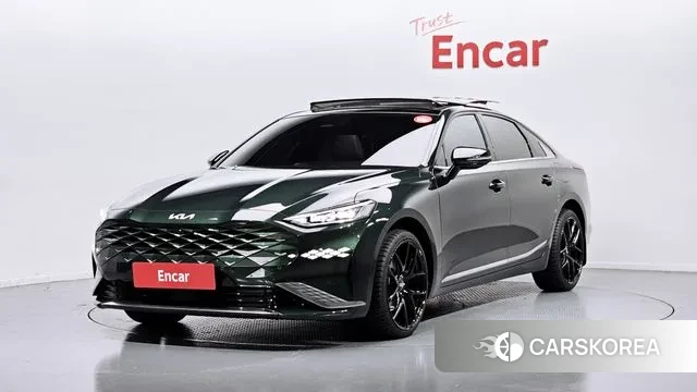 Kia K8 Hybrid 2022 Темно-зеленый из Кореи